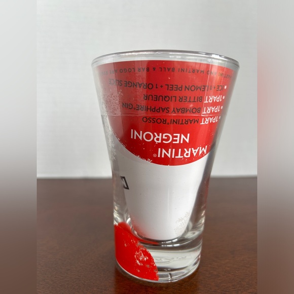 Six Martini & Rossi Promotional Advertising Collector Glasses Vermouth Barware - Picture 5 of 9